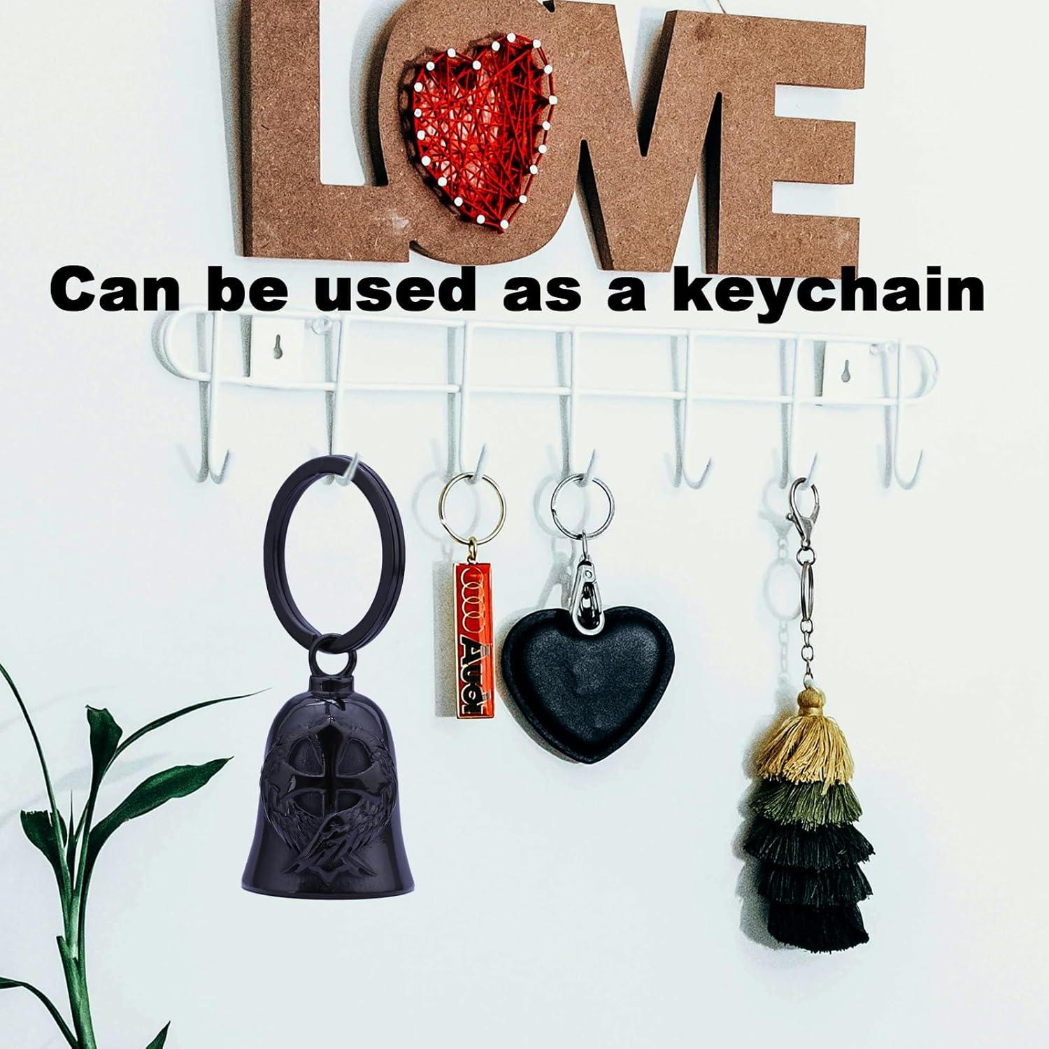 Campana de Motocicleta TEWAFOS Bell01 Acero Inoxidable Negra