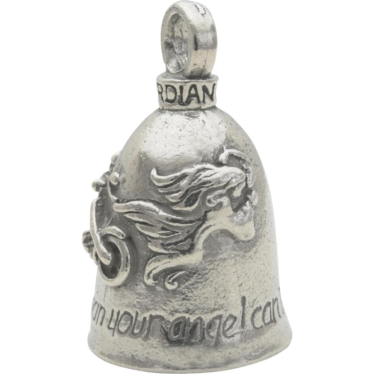 Campana de la Suerte Guardian de Estaño Hecha a Mano - Regalo