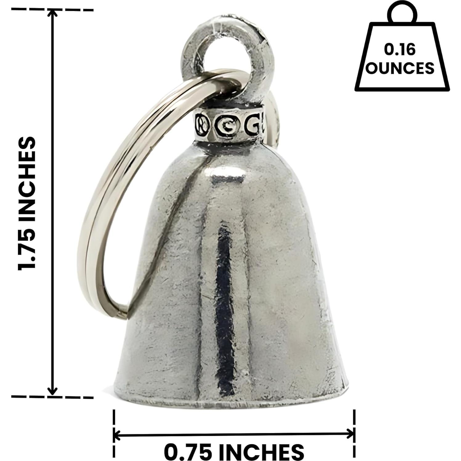 Campana de la Suerte Guardian de Estaño Hecha a Mano - Regalo