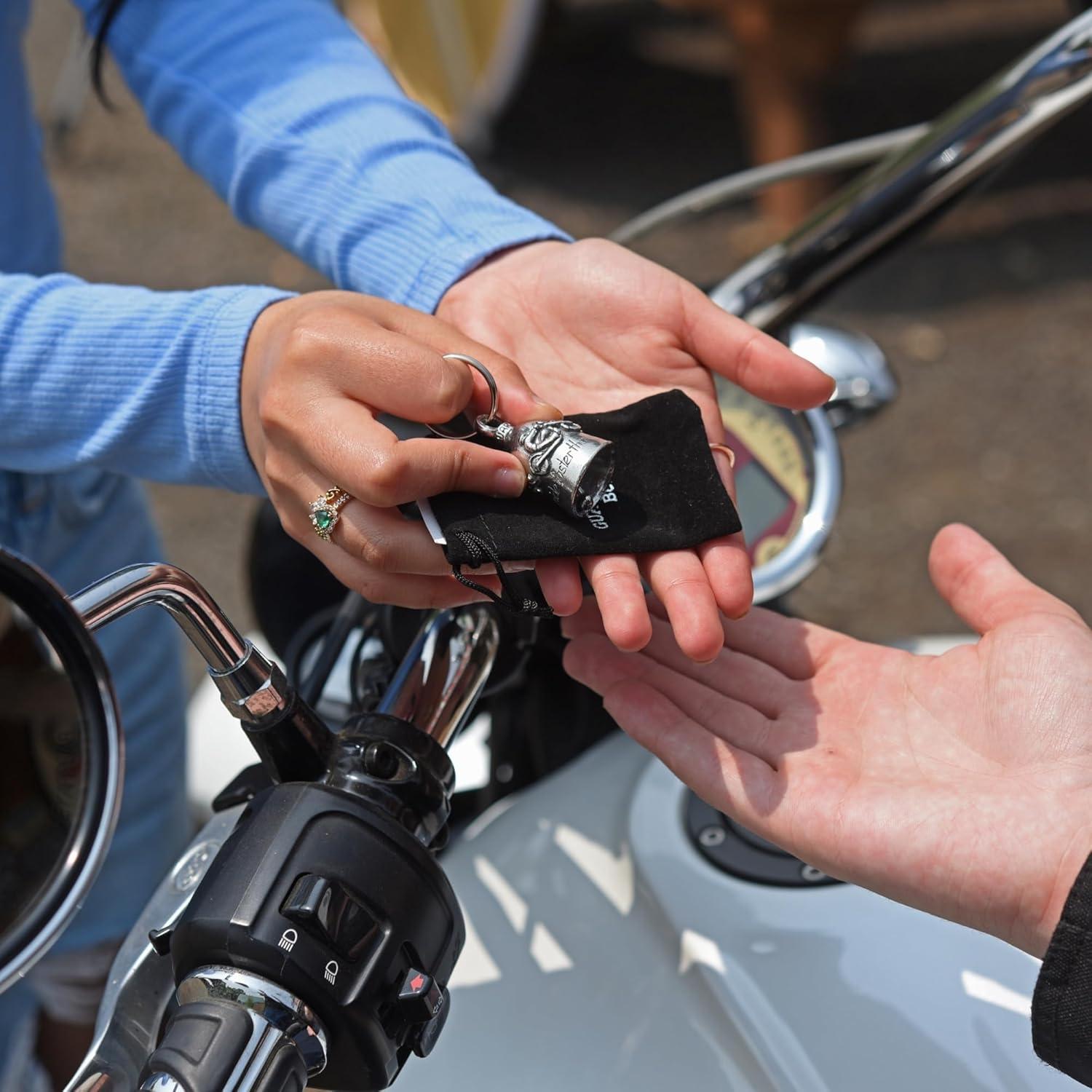 Campana de la Suerte Guardian de Estaño Hecha a Mano - Regalo