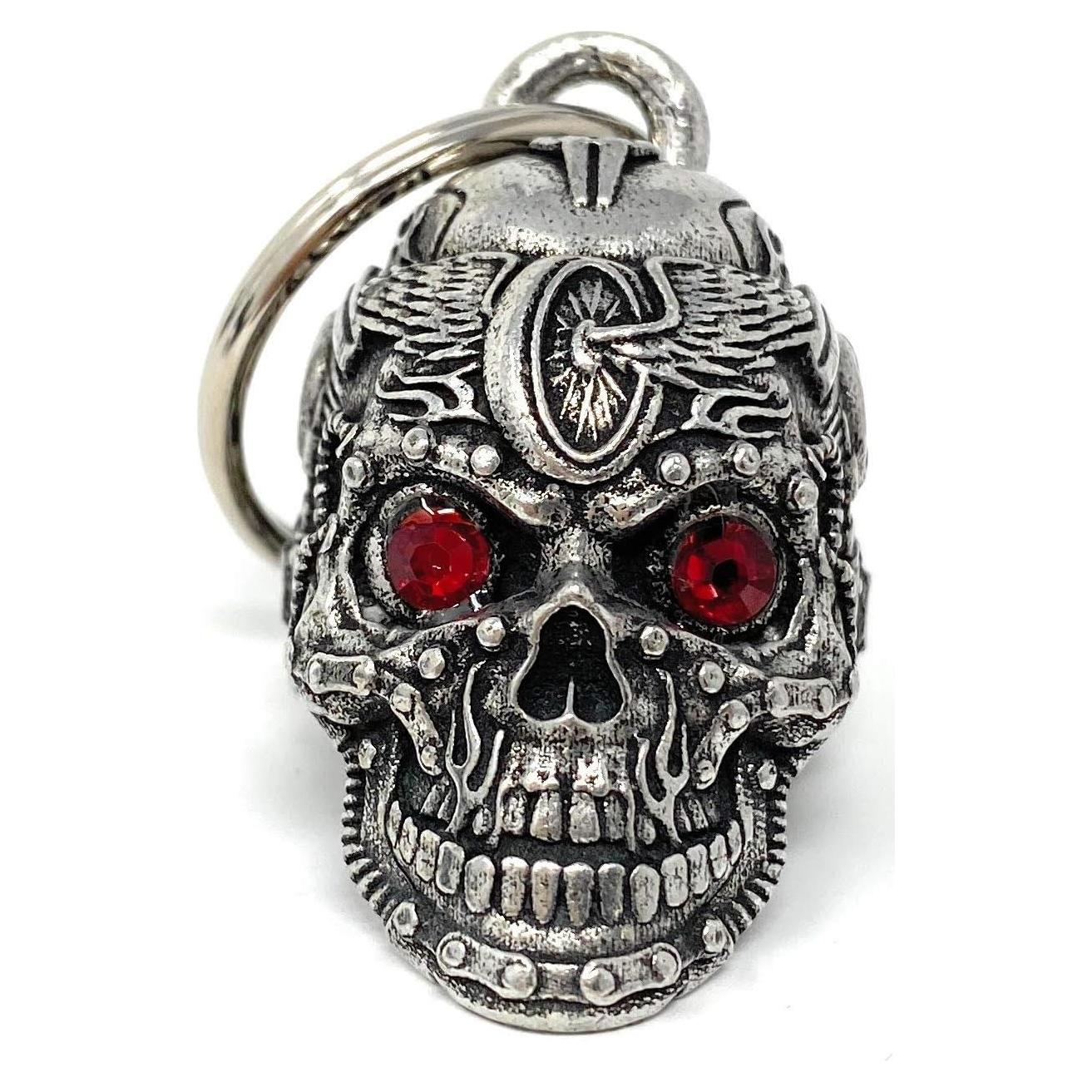 Campana Bravo Bells Calavera Motorhead - Accesorio Motociclista