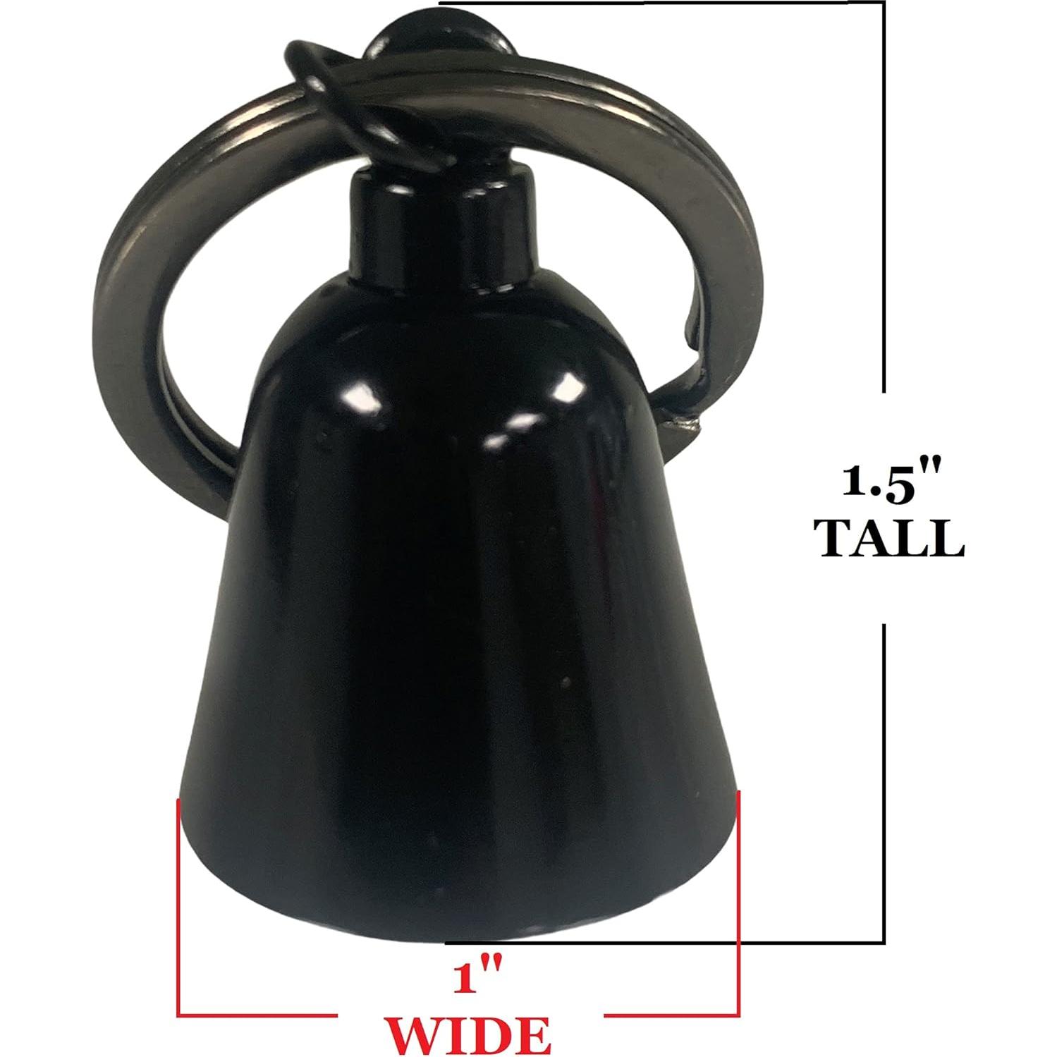 Campana de Guardia Biker Kustom Cycle Parts Negra 1.9x3.8cm