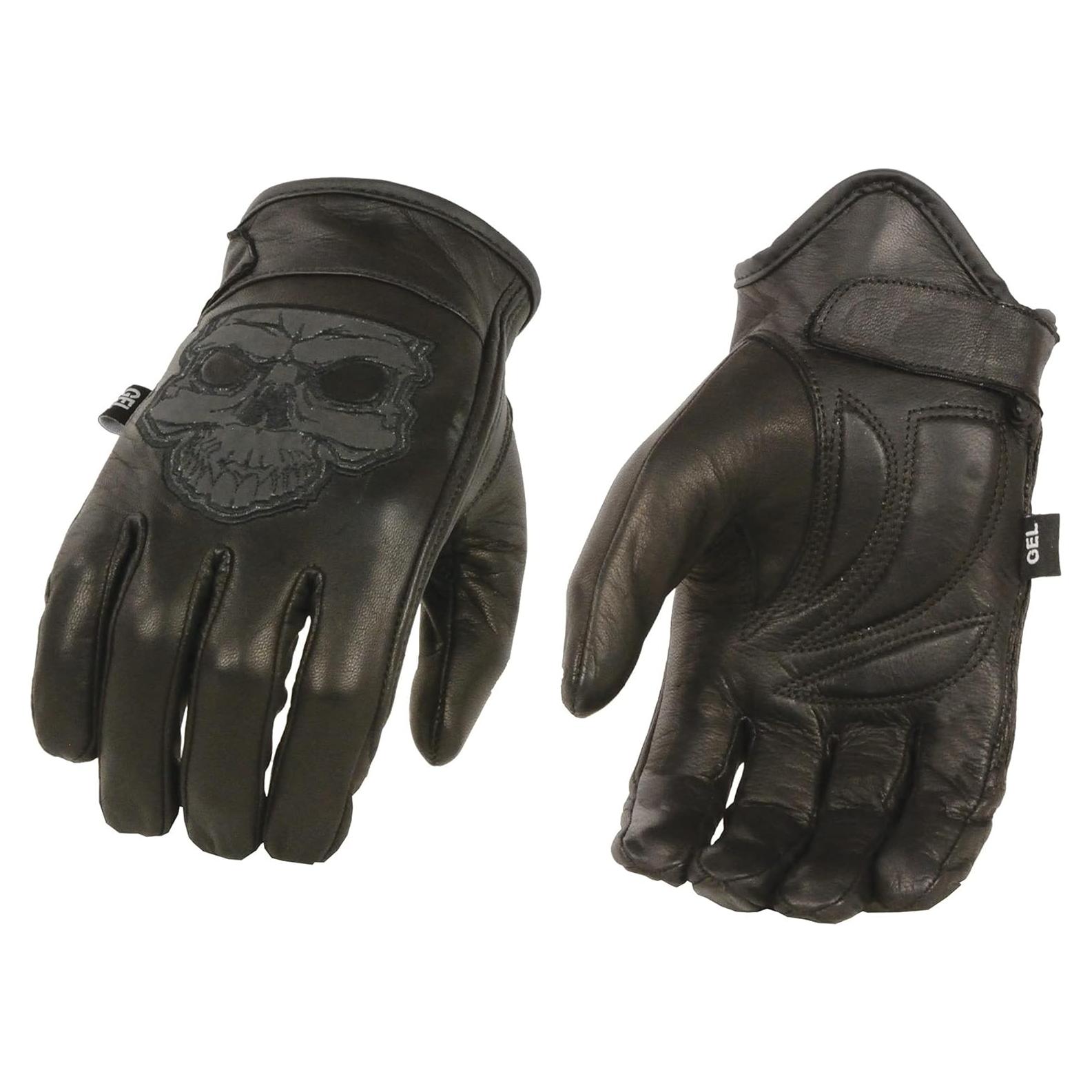 Guantes de Cuero Milwaukee MG7570 para Motocicleta con Gel