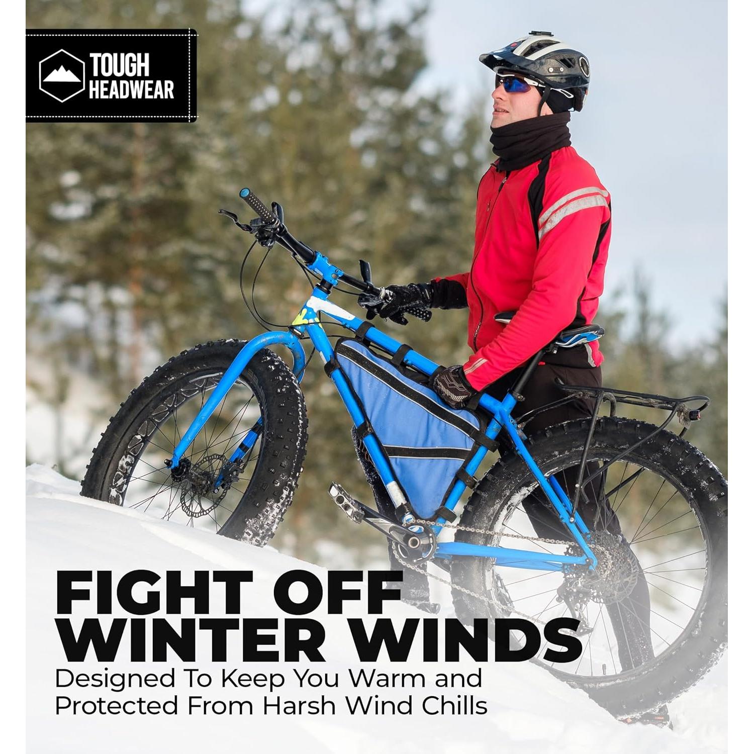 Calentador de Cuello Balaclava Tough - Forro Polar Negro