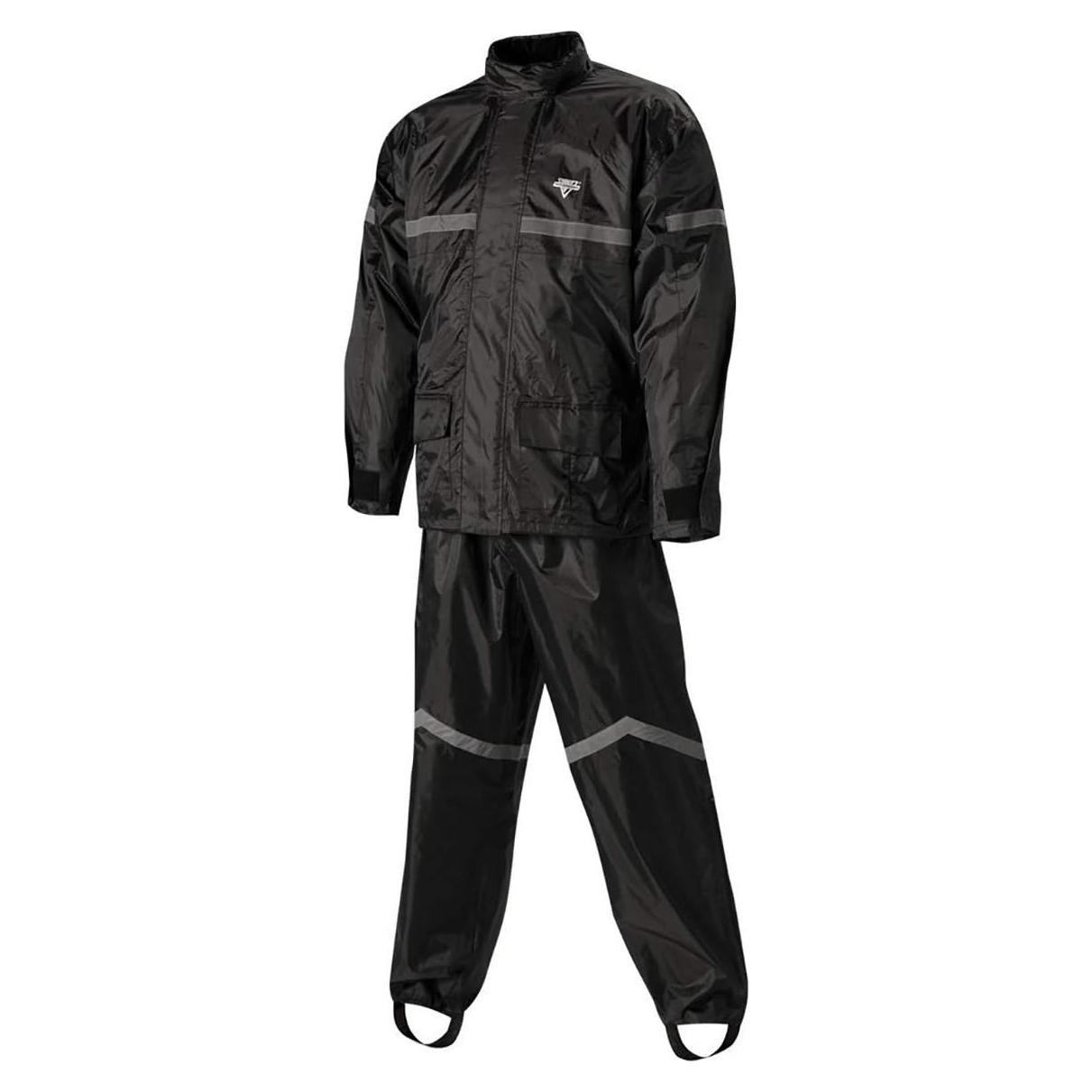 Traje de Lluvia para Motocicleta Nelson Rigg 3XL Negro 100% Impermeable