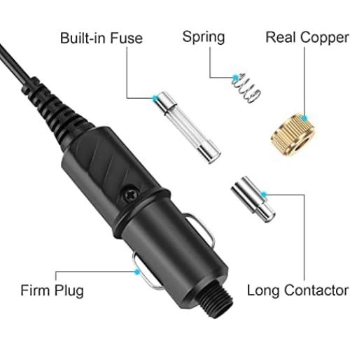 Cable de Conexión 1.5m DEWBU para Chaquetas Calefaccionadas 12V
