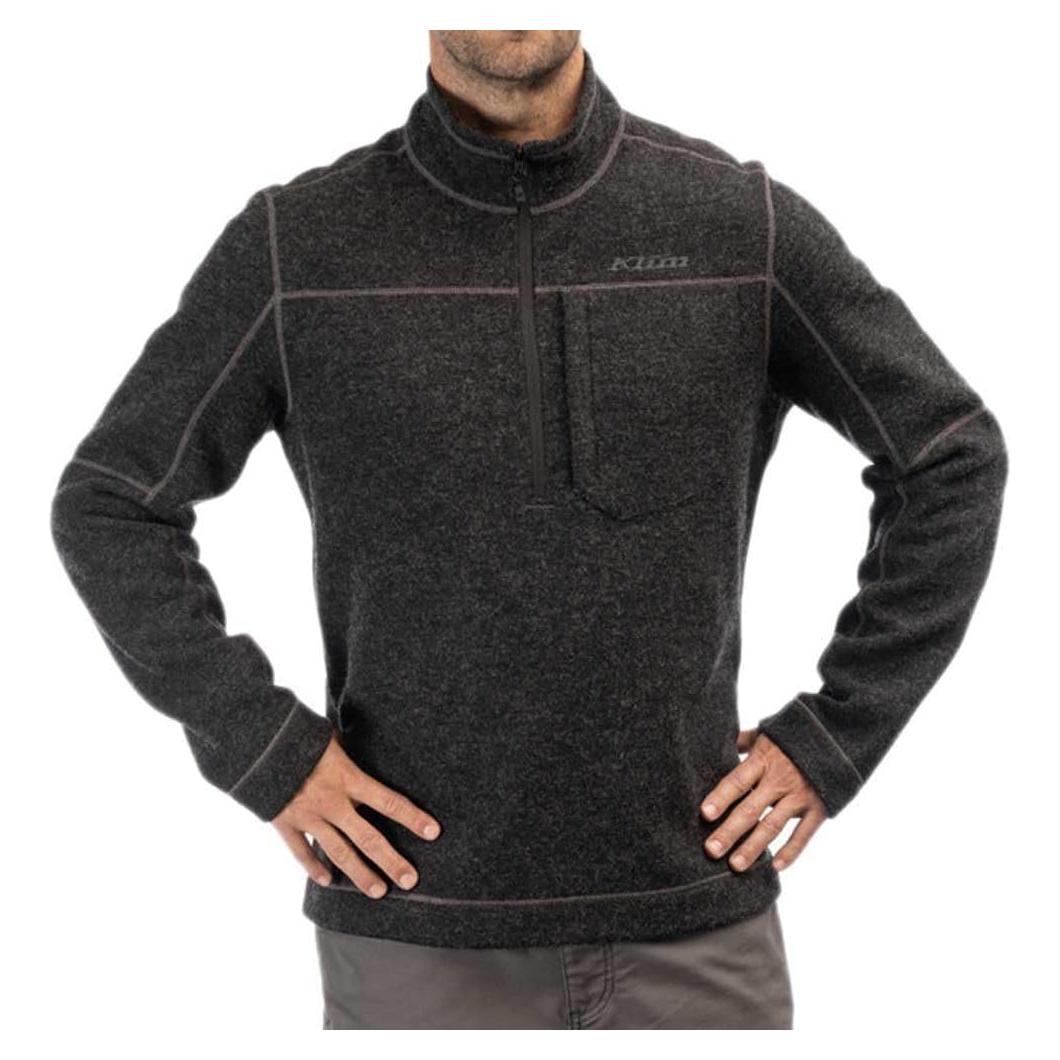 Chaqueta Forro Polar Bighorn Canyon 3X Hombre Negro Jaspeado