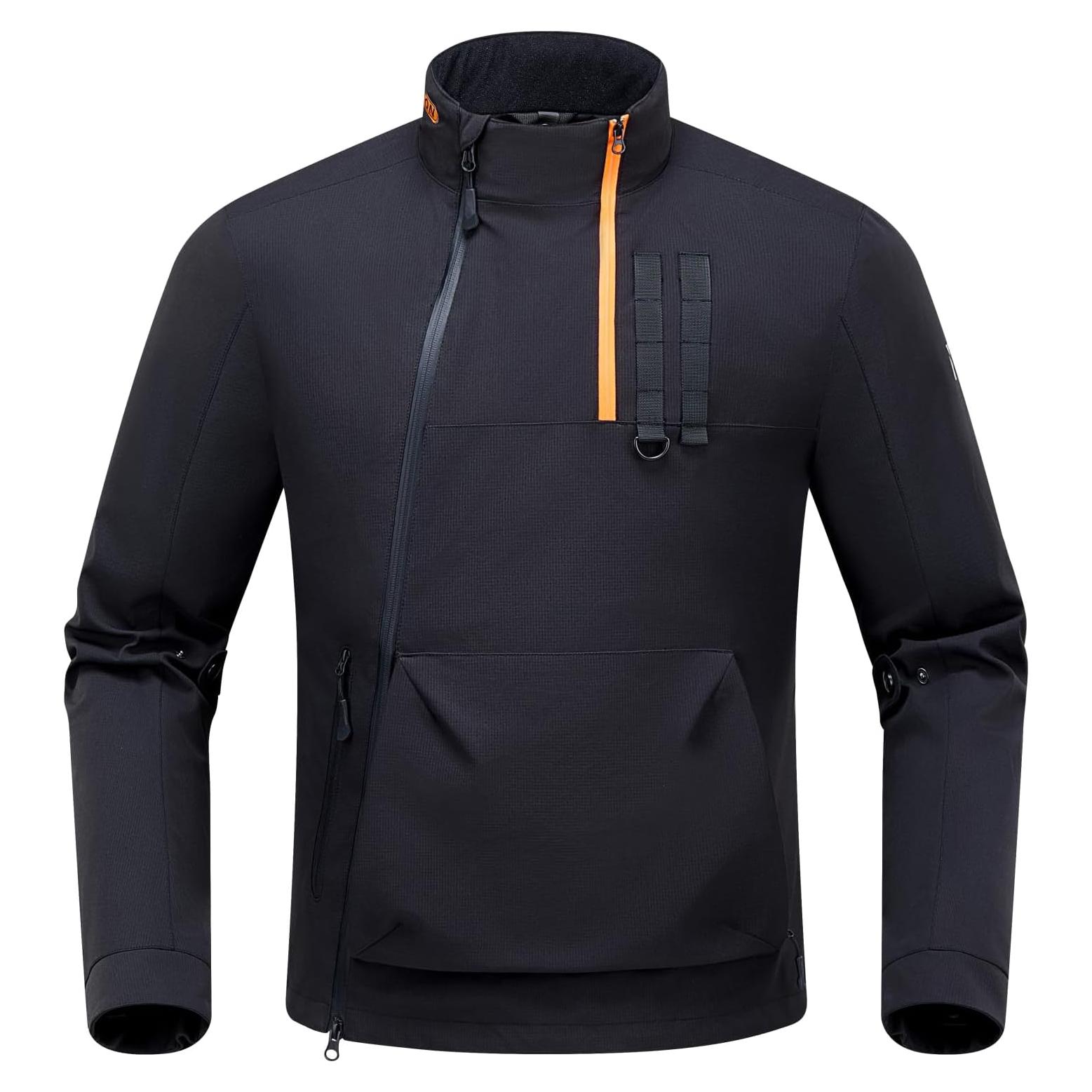 Chaqueta de Motocicleta RIDEIRON MJ5502 con Armadura CE Negra L