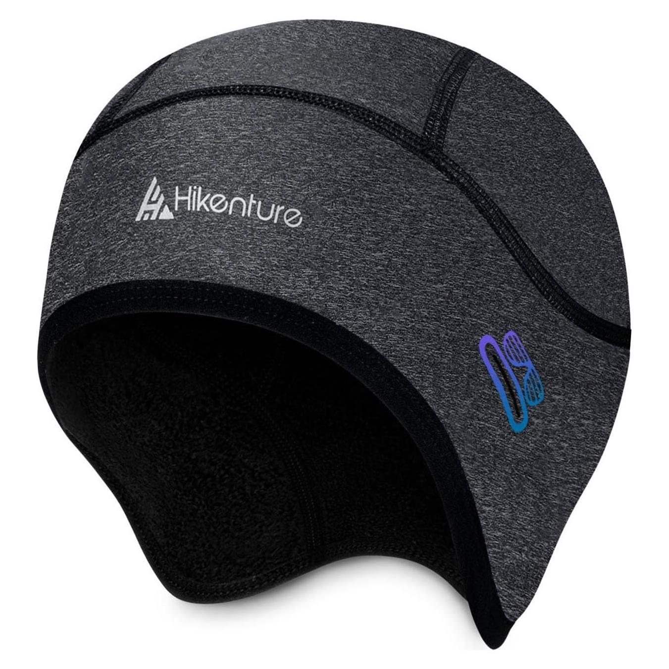 Gorro Térmico para Casco Hikenture Gris Unisex con Agujeros para Gafas