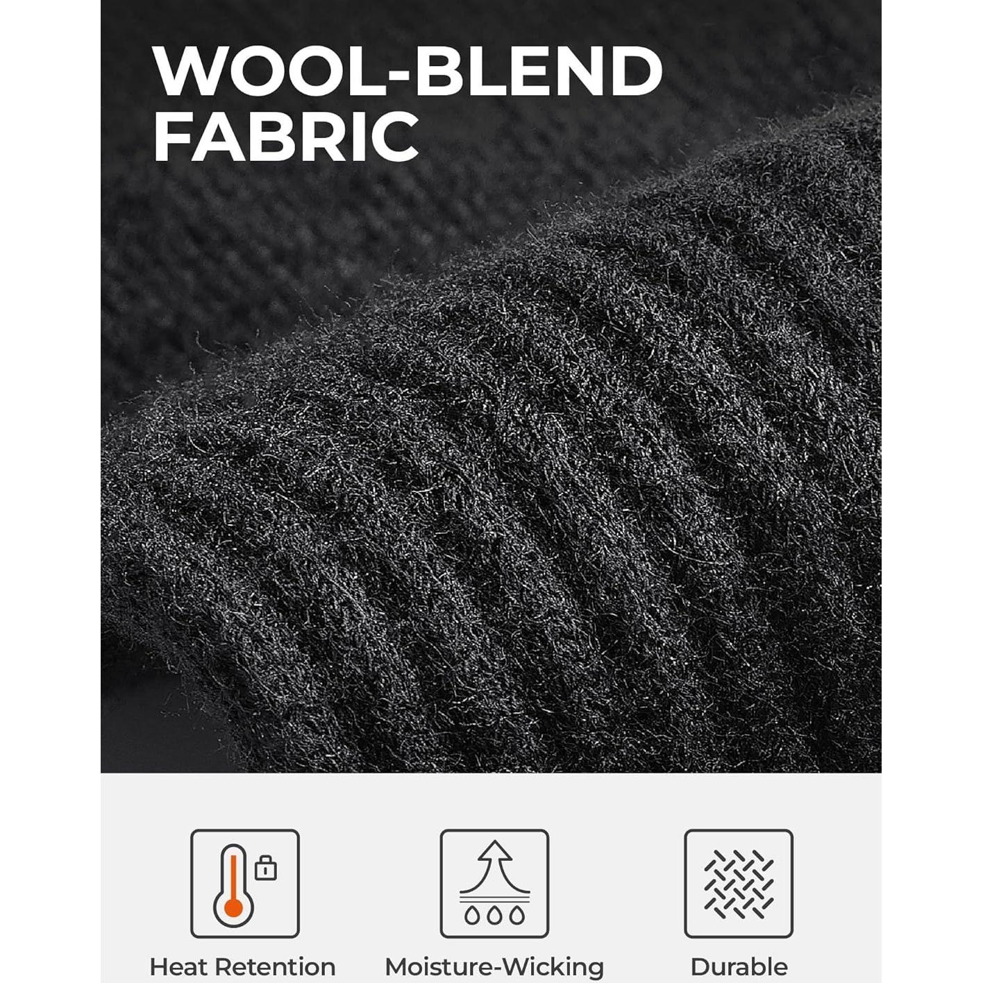 Calcetines Calentados Eléctricos ORORO Mediano Negro con Batería