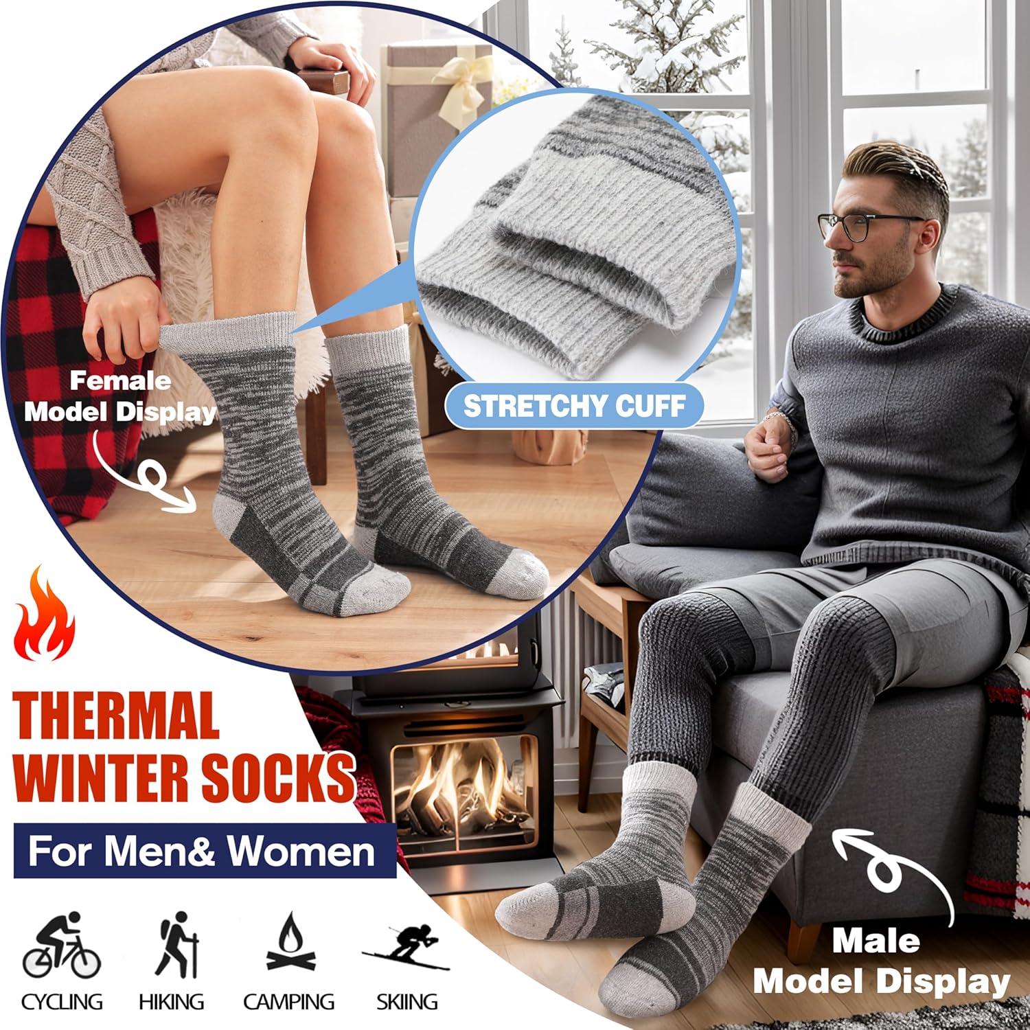 Calcetines Térmicos Anlisim 3 Pares Unisex Extra Gruesos