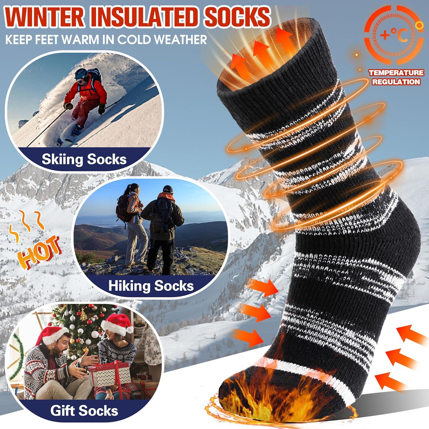 Calcetines Térmicos Anlisim 3 Pares Unisex Extra Gruesos