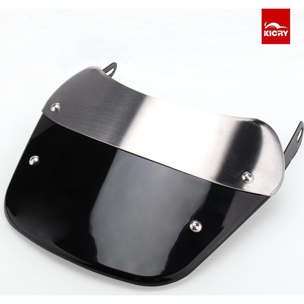 Deflector de Viento Universal KICRY para Motocicleta 24x19cm