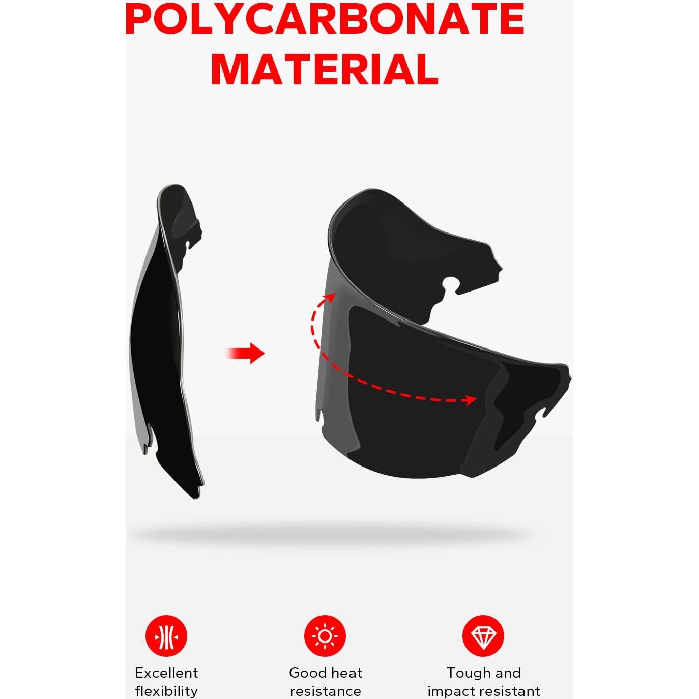 Parabrisas Negro 7" Amazicha para Harley Davidson 2014-2023