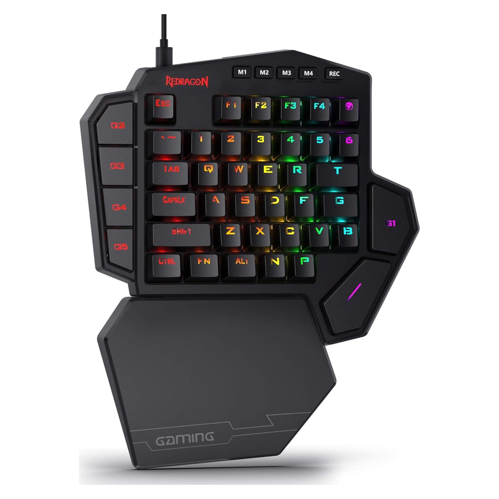 Teclado Mecánico Redragon K585 DITI RGB 42 Teclas para Juegos