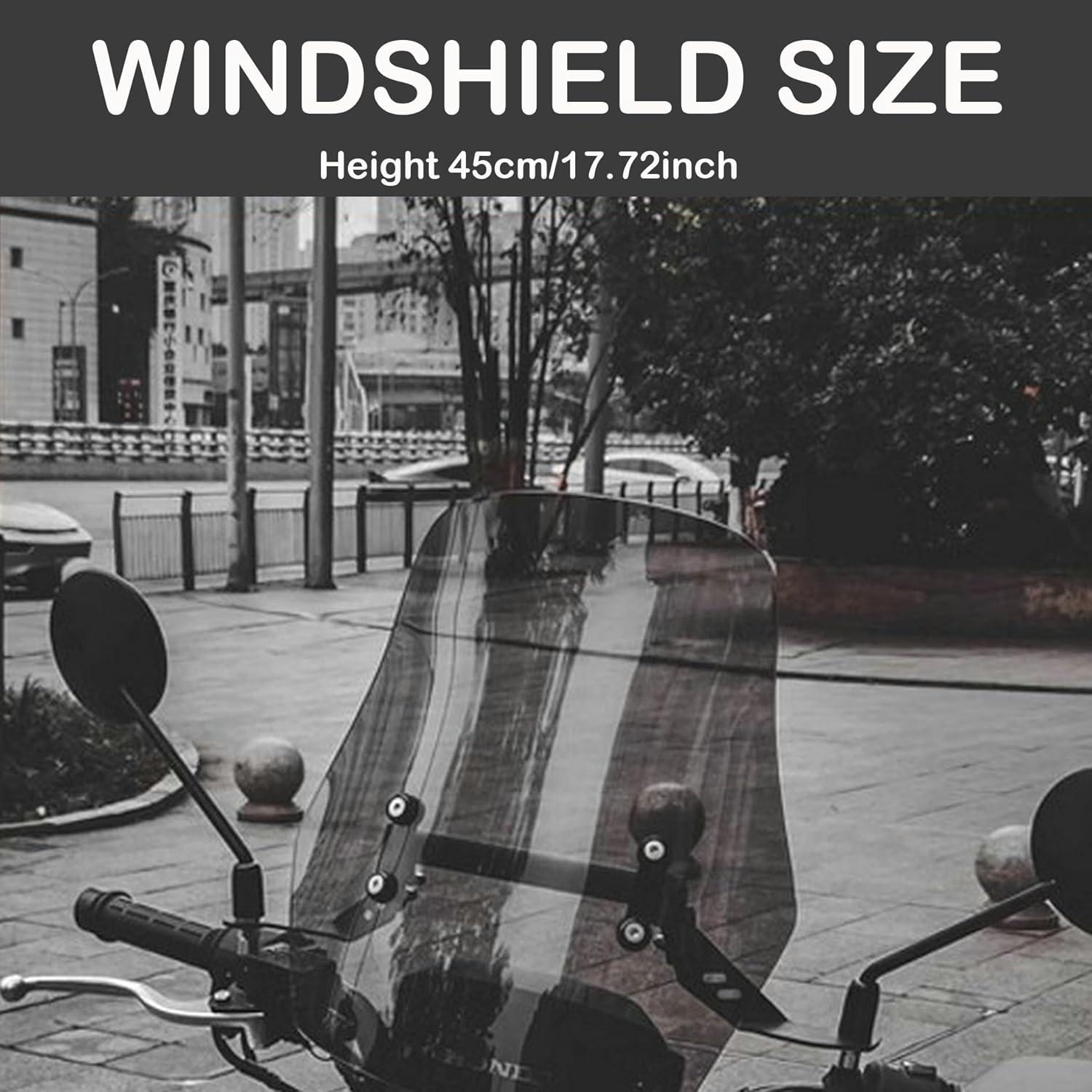 Parabrisas Ajustable TECTEK para Motocicleta Rebel 300/500 40 cm