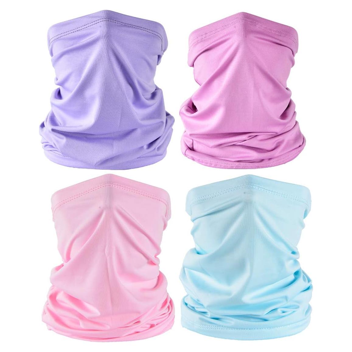 Cubierta Facial UV Gaiter 4 PCS Máscara Multifuncional