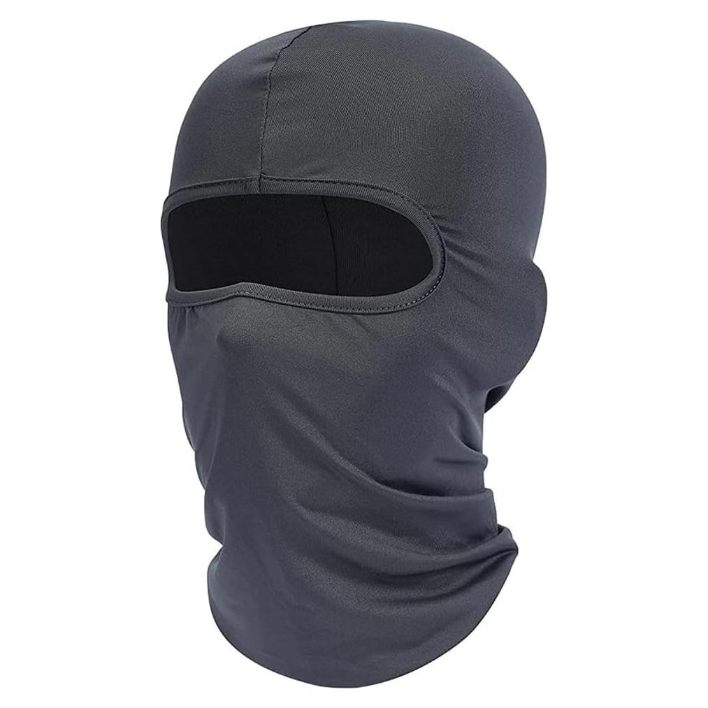 Máscara Balaclava a Prueba de Viento UV Gris Oscuro Unisex