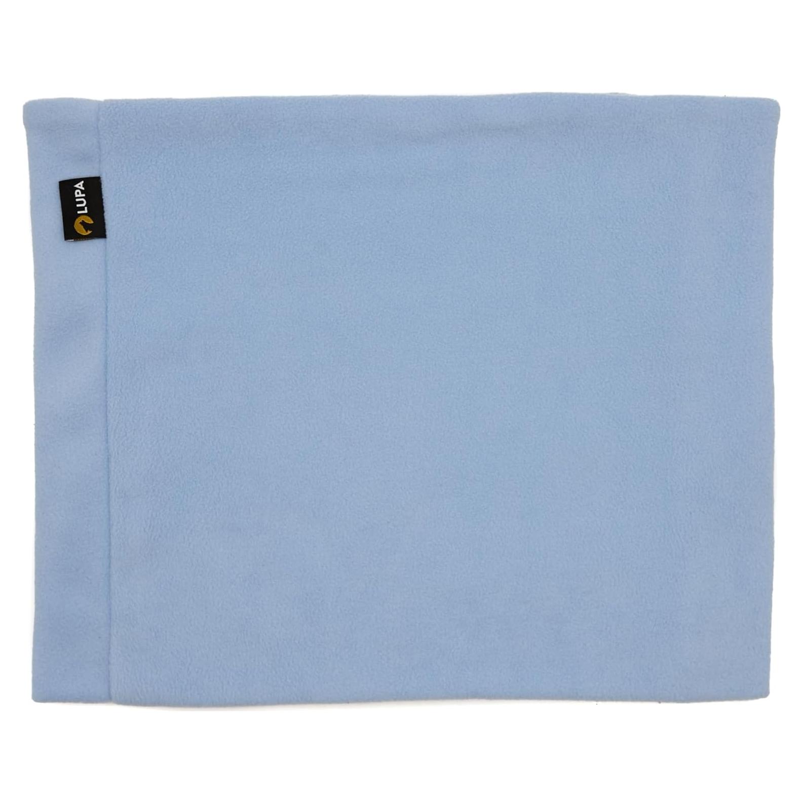 Calentador de Cuello Lupa Hecho a Mano Doble Capa Azul Claro