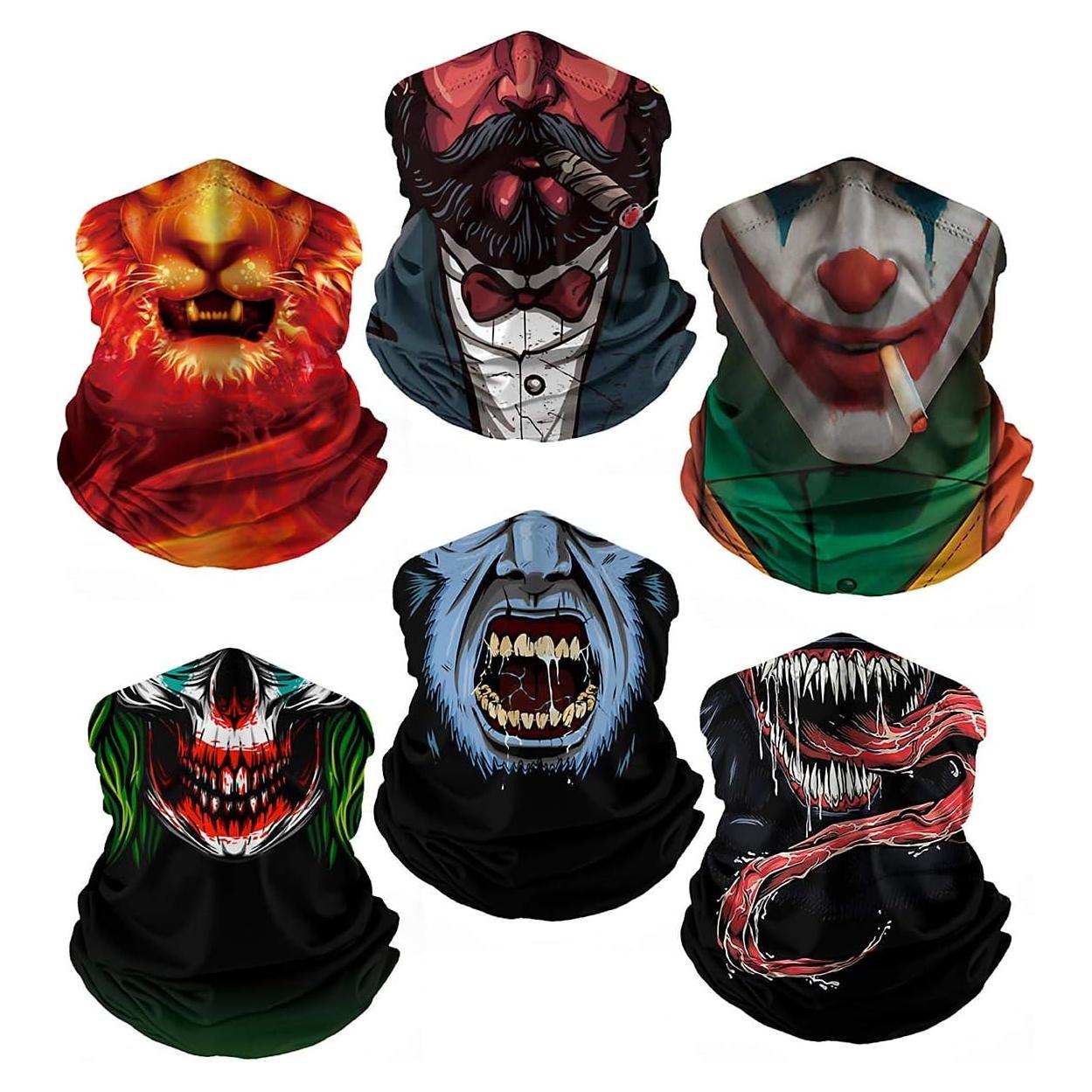 Mascarilla Protectora Reutilizable Gaiter de Cuello Calavera