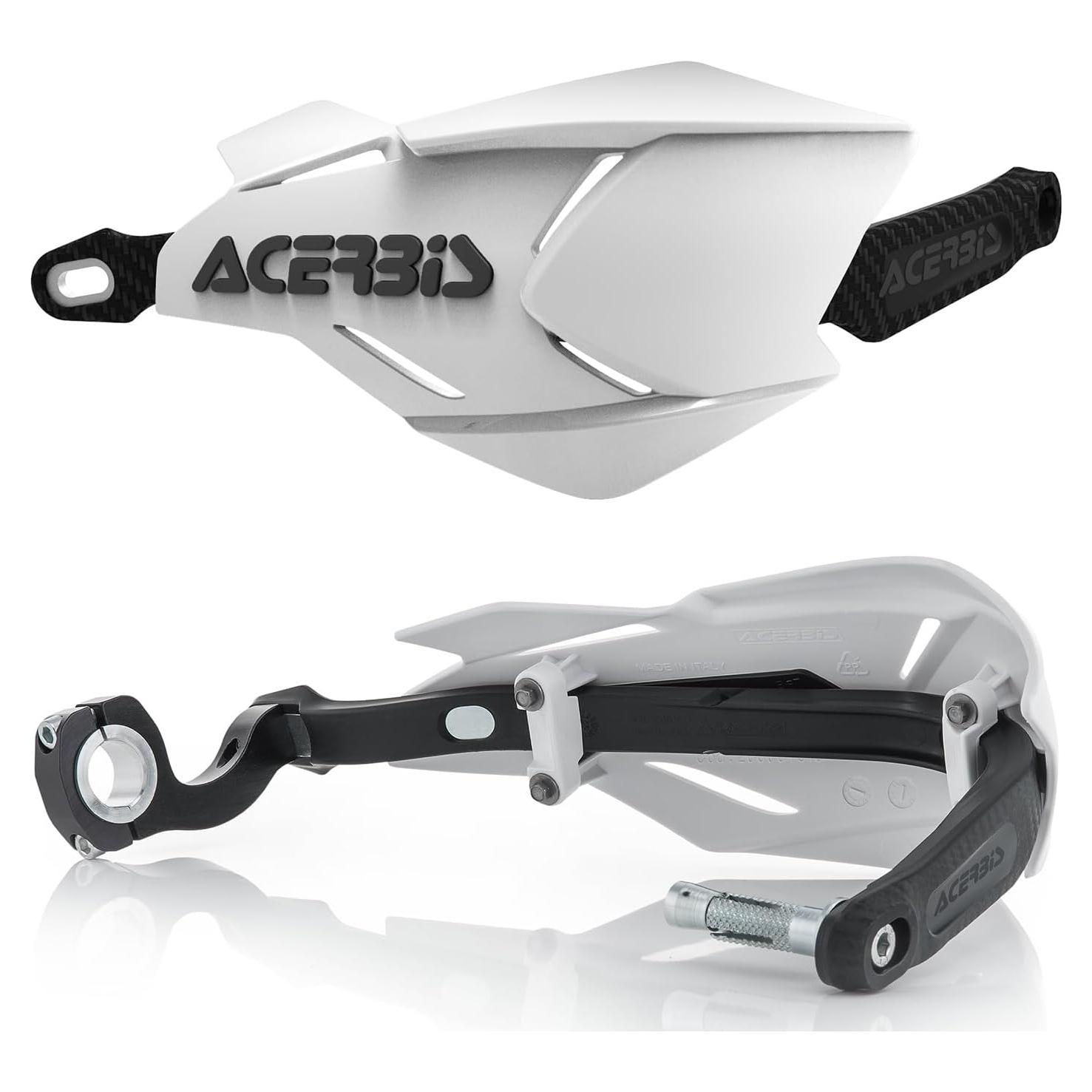 Guardas de Manos para Moto Acerbis 22397.237 Unifit Blanco/Negro