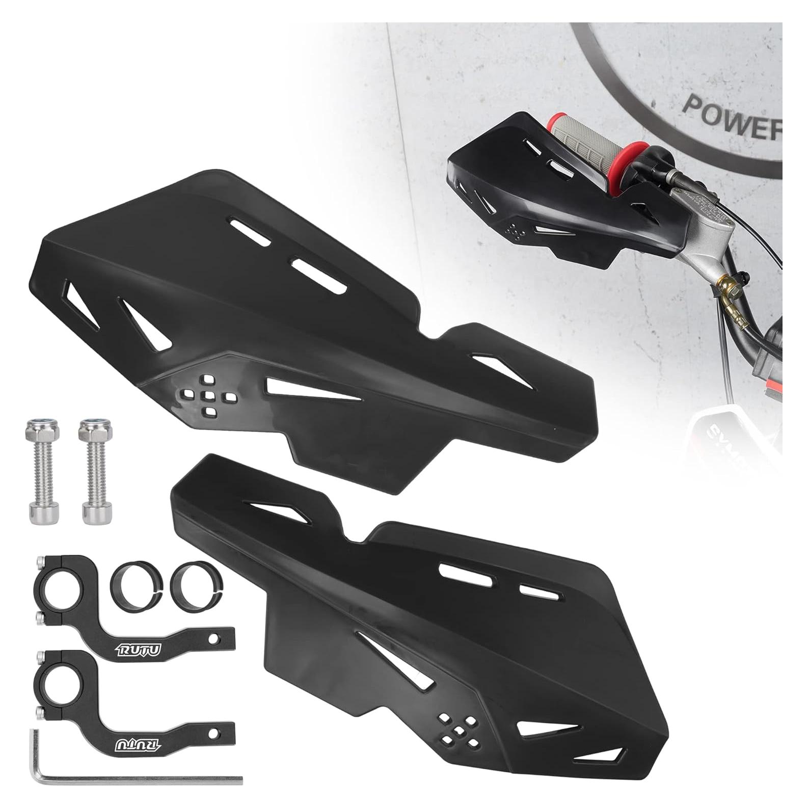 Protectores de Manos RUTU para Motocicleta 22mm - Negro