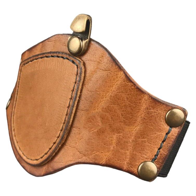 Cubierta Protectora de Botas para Motocicleta Cuero Marrón