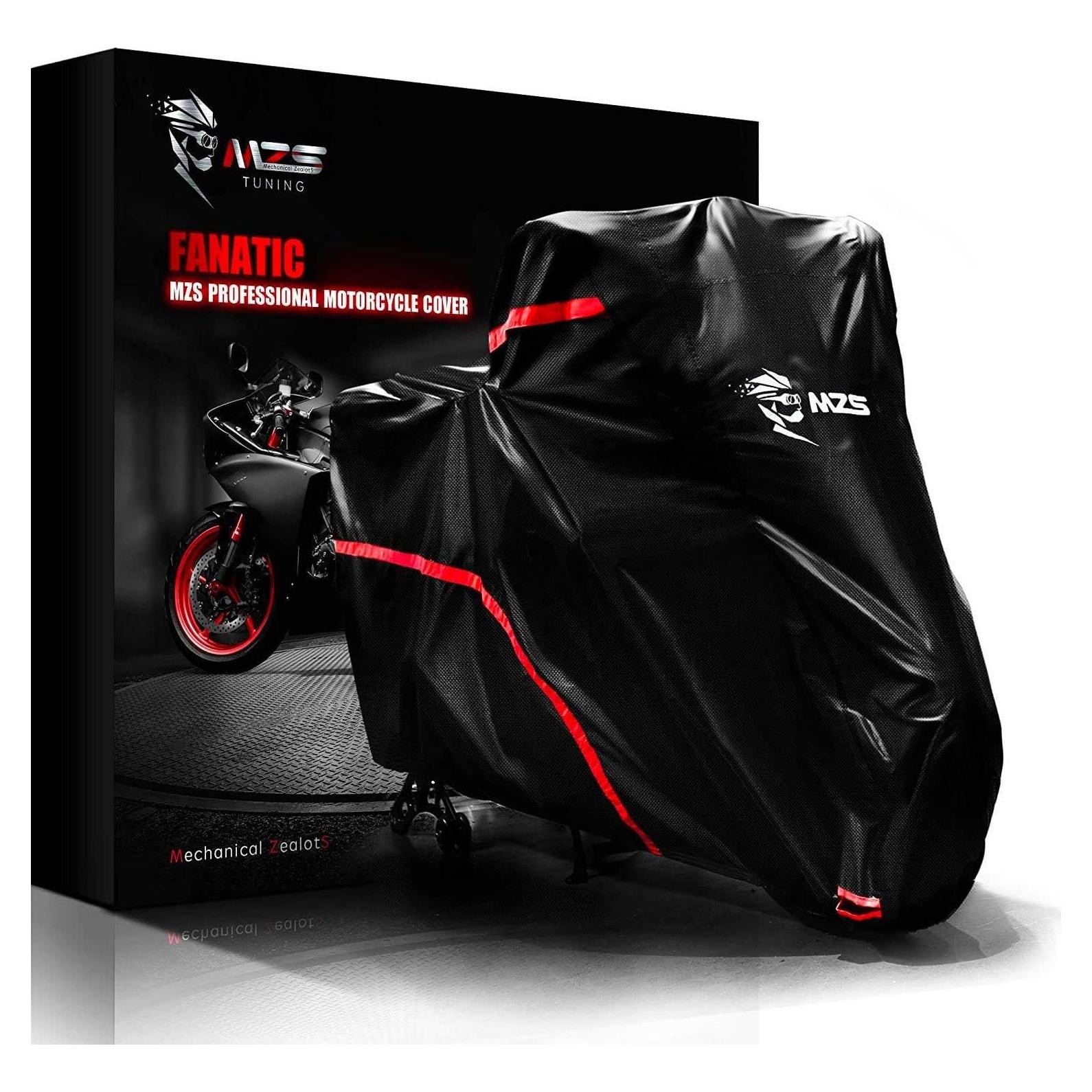 Cubierta de Motocicleta MZS Grande 86" Impermeable y Resistente