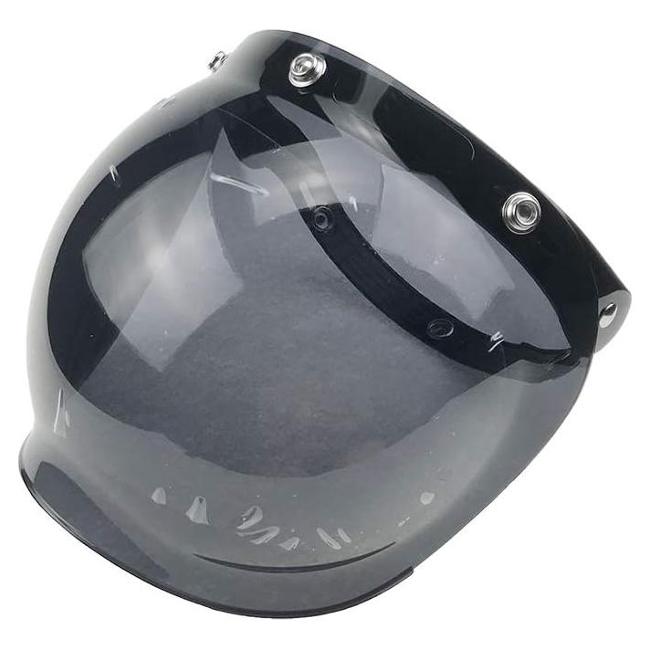 Visera Retro de Motocicleta WANCAR Ahumado Universal 3 Botones