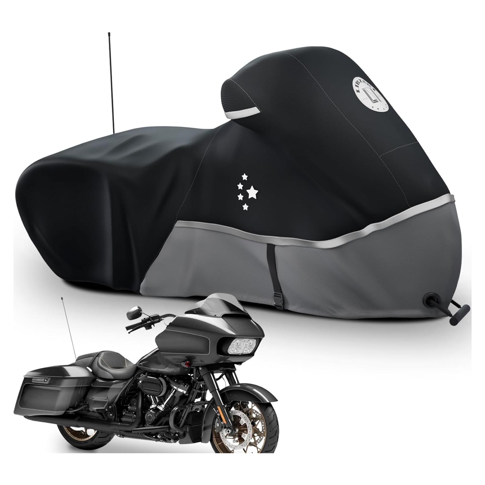 Cubierta de Motocicleta LI LIBZAKI Touring Gris 272x99 cm