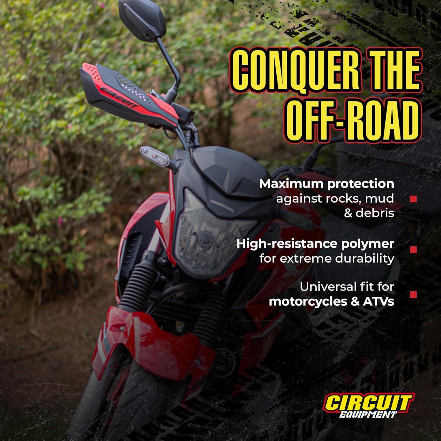 Protector de Manos Dakar Equipo de Circuito - Nylon y Carbono