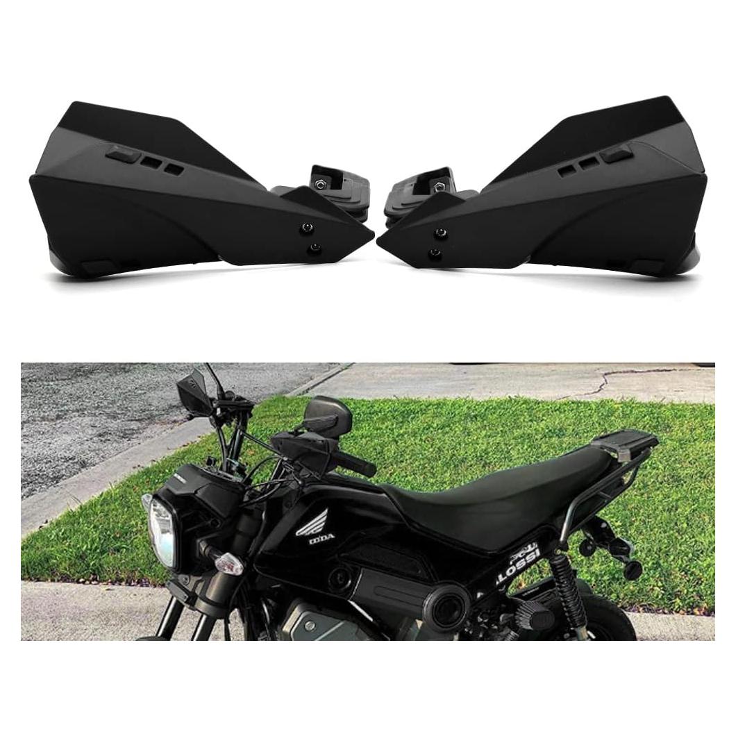 Protectores de Manos Kucehiup para Motocicleta 22mm-25mm Negro