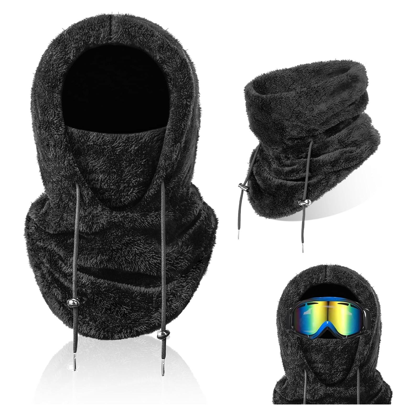 Máscara de Esquí Unisex de Terciopelo Resistente al Viento