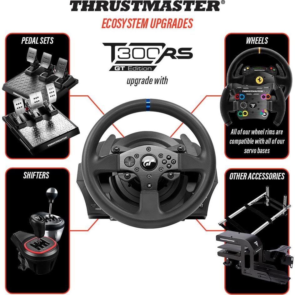 Volante Thrustmaster T300RS GT 1080° Force Feedback PS5