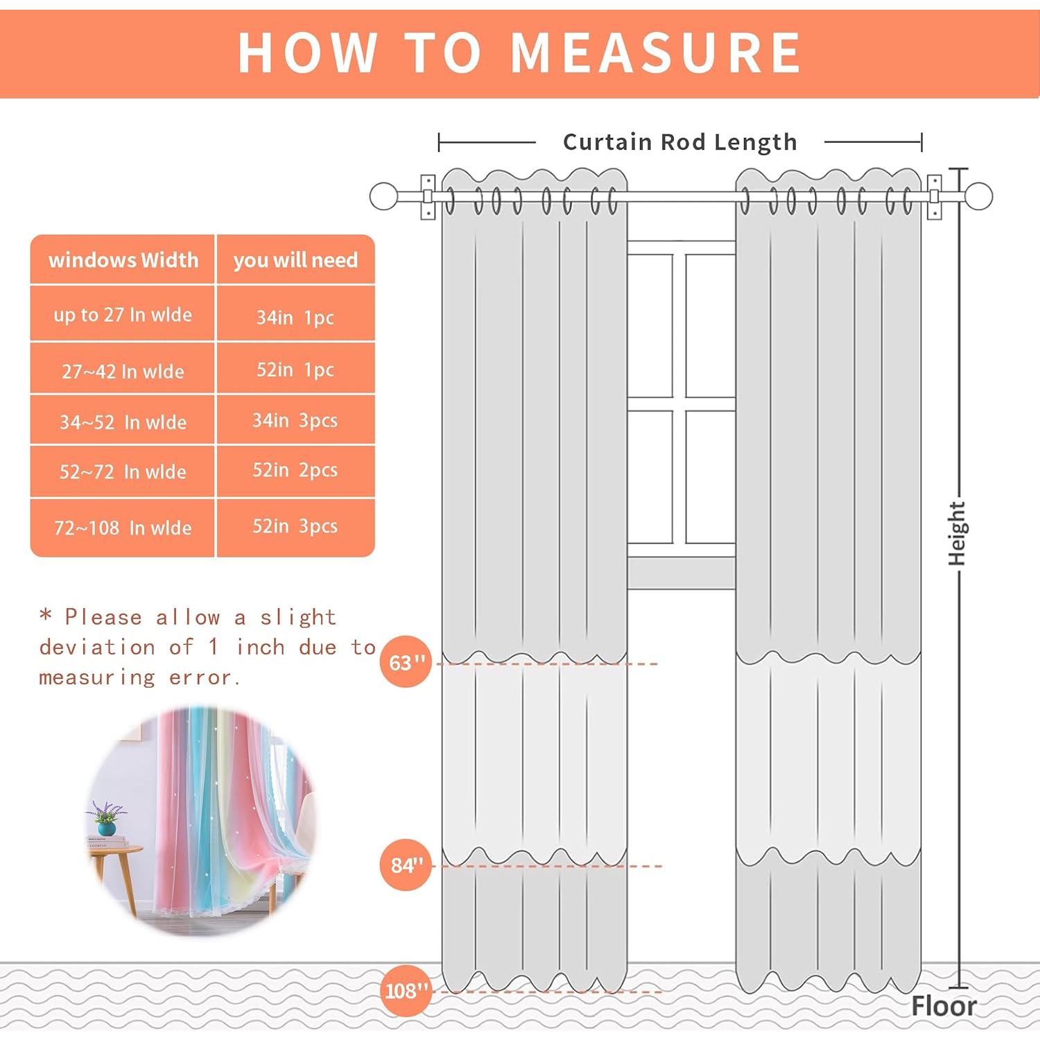 Cortina Opaca XiDi Arcoíris para Niños Rosa Azul 52x72 cm