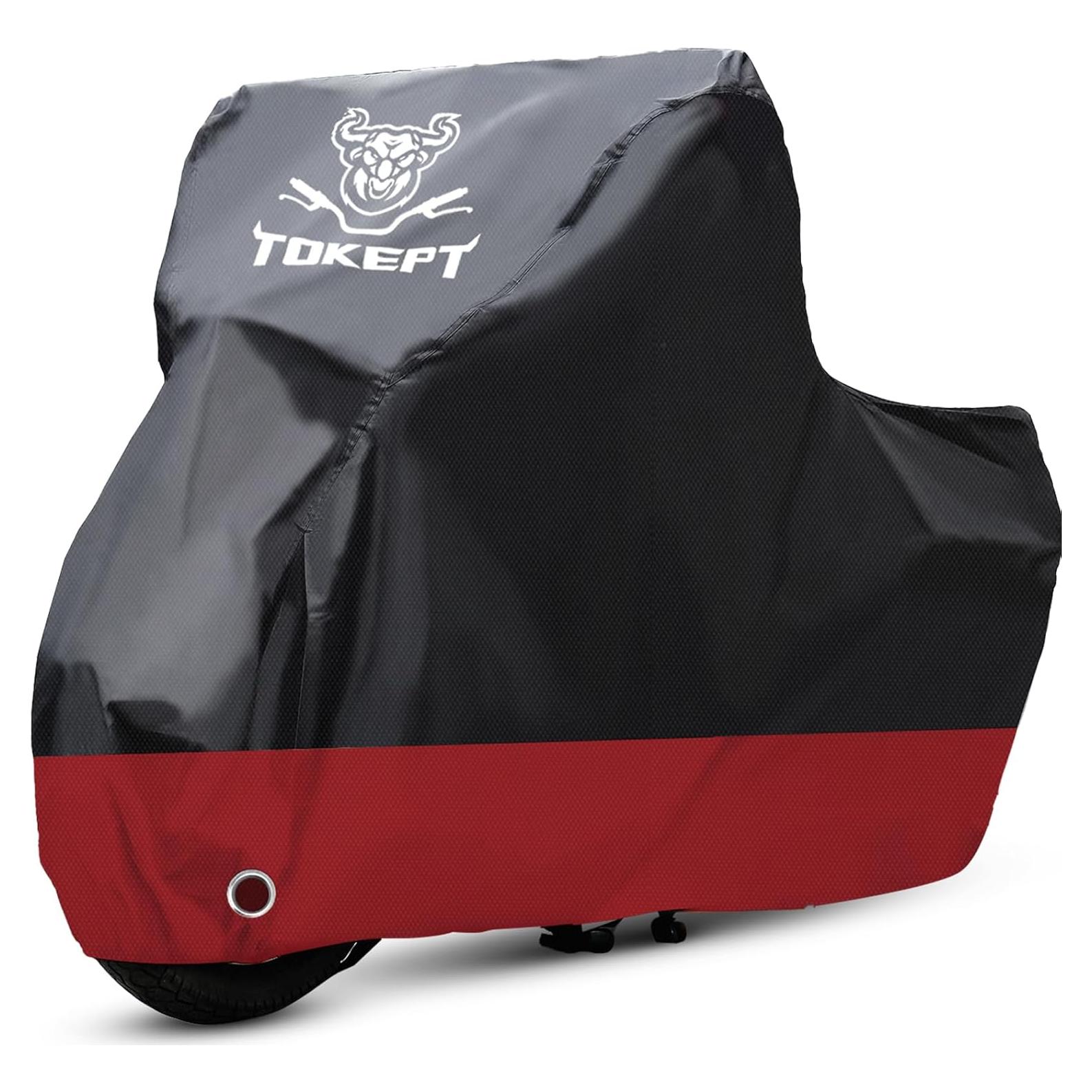 Cubierta de Motocicleta Impermeable Tokept XXL 264 cm Rojo