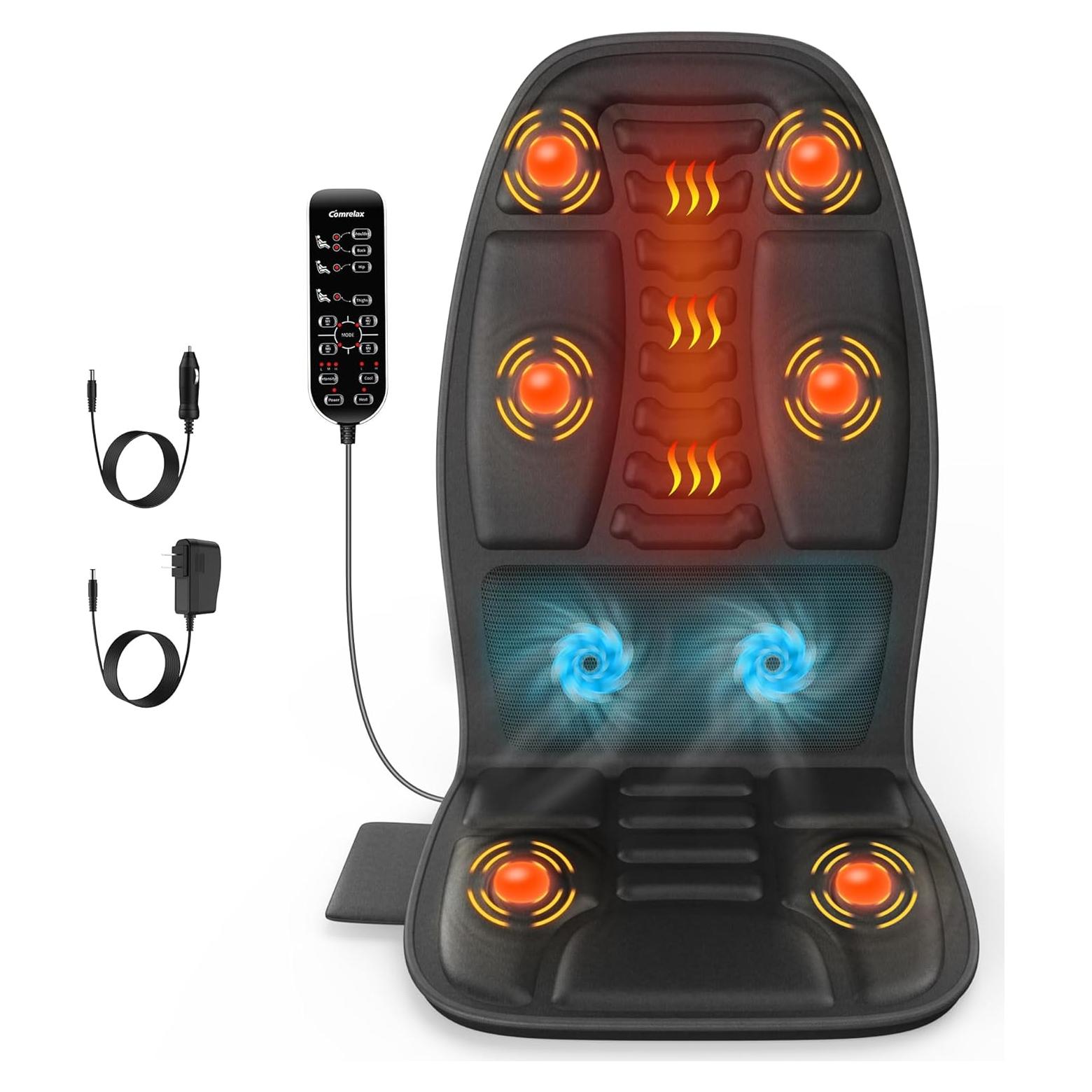 Cojín de Masaje Comrelax con Calor y Vibración 20x12cm