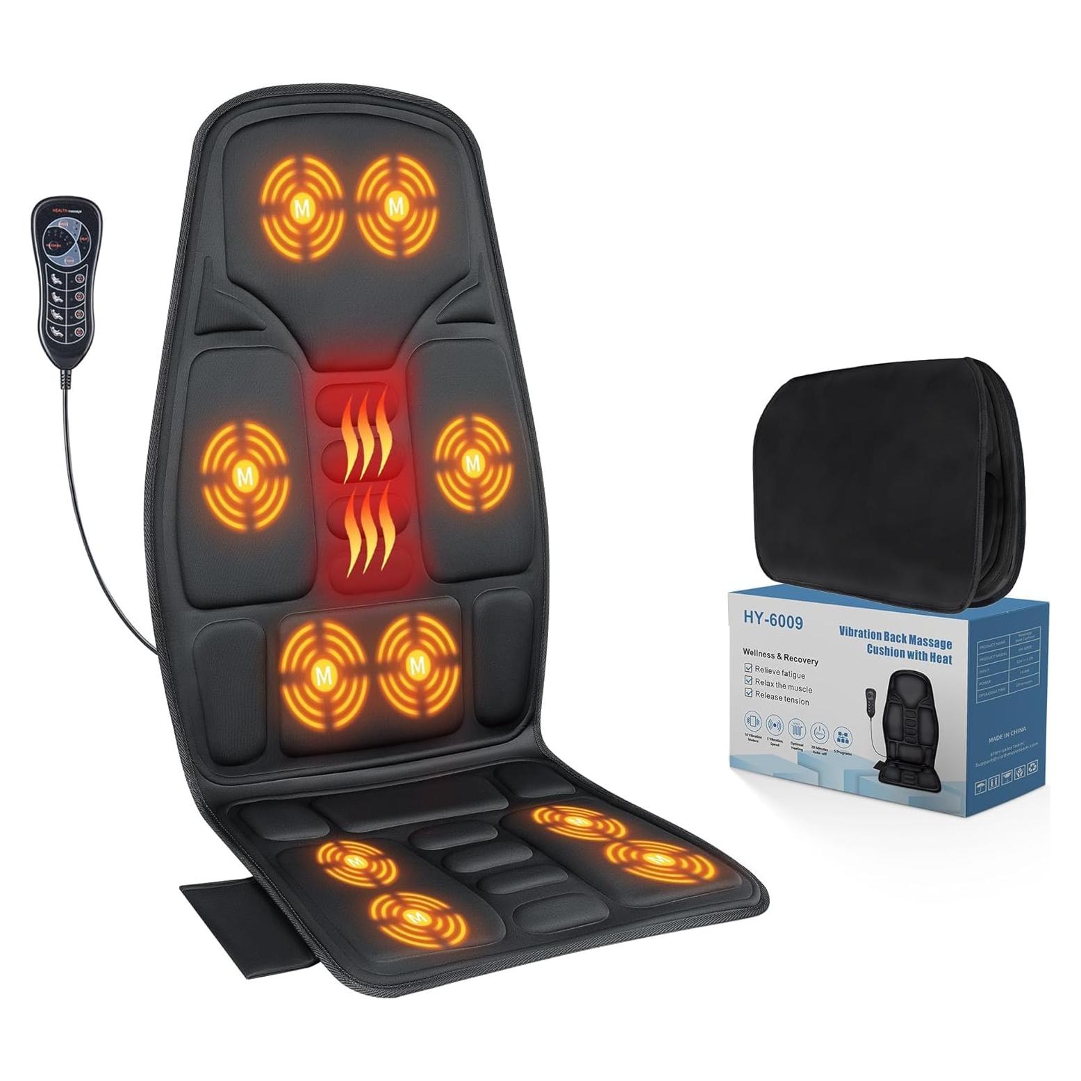 Cojín de Masaje Vibratorio SLOTHMORE HYX6009 con Calor