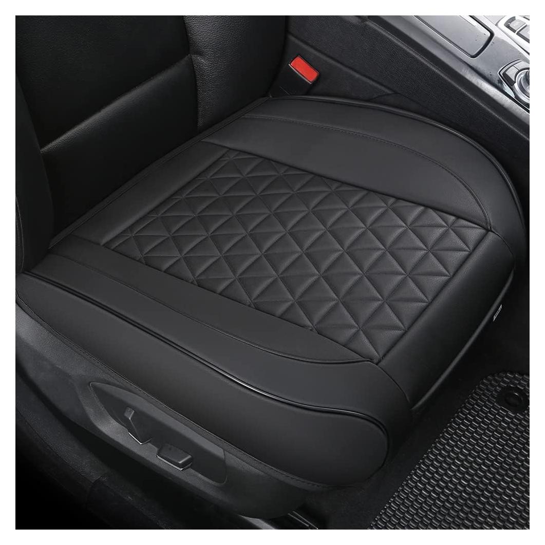 Cubiertas de Asiento Delantero Black Panther - Cuero PU Negro