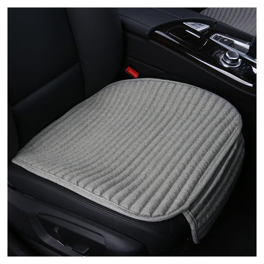 Funda de Asiento de Coche Suninbox Universal Gris con Almohadilla de Trigo Sarraceno