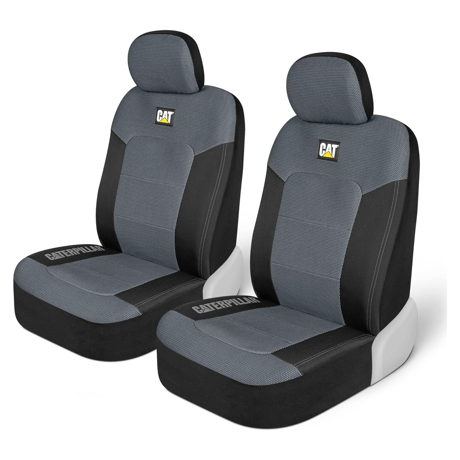 Cubiertas de Asiento Delanteras CAT MeshFlex Grises - Juego de 2