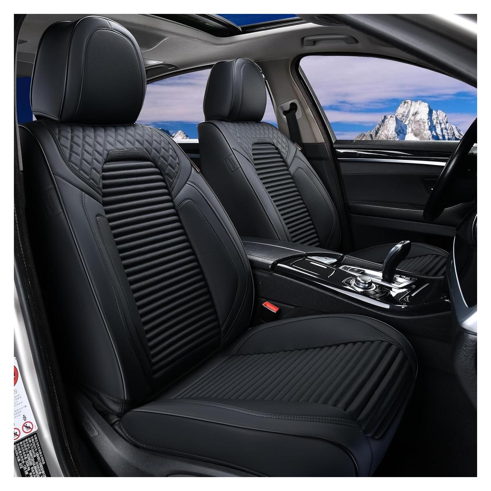 Cubiertas de Asiento Delantero Coverado SCU011-P Negras