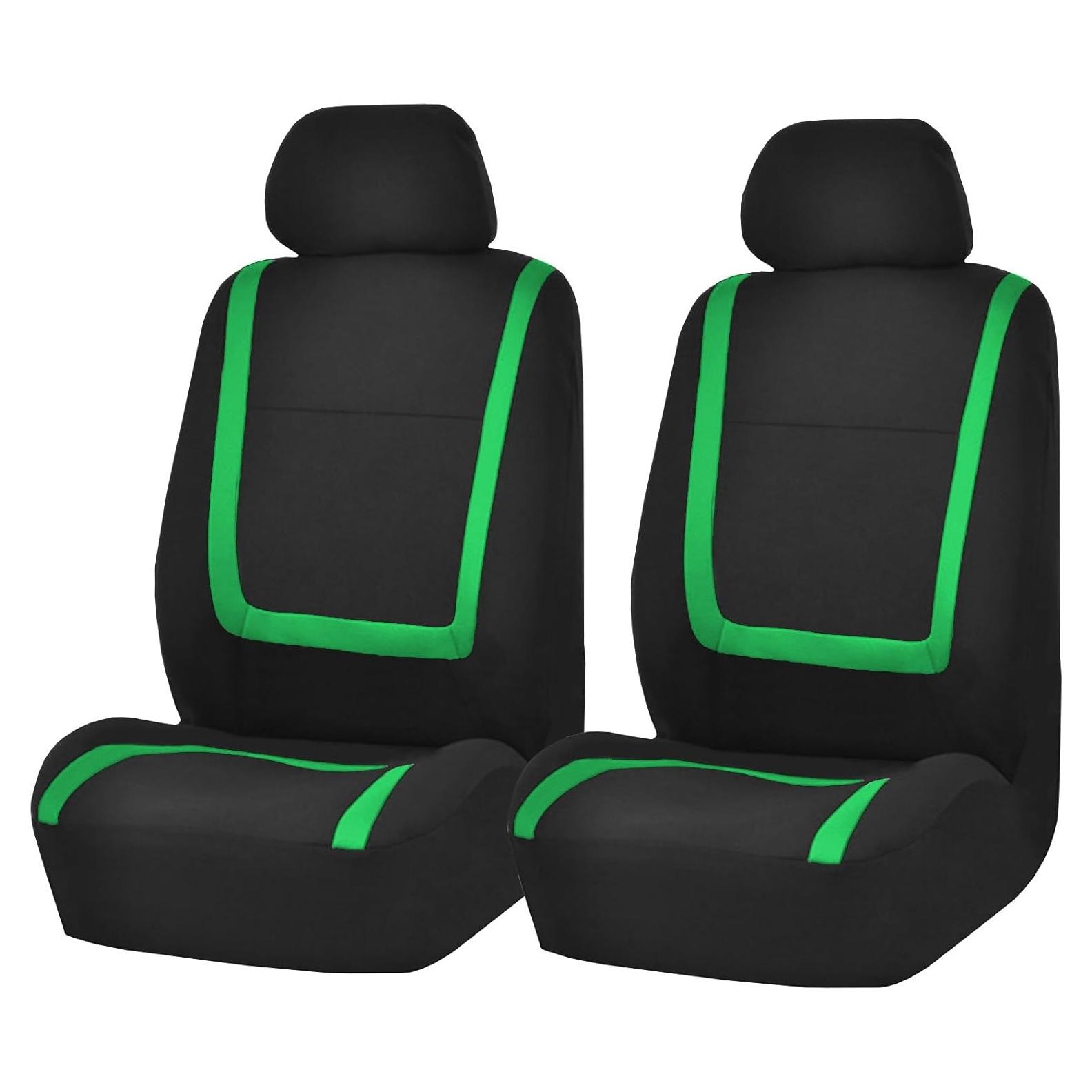 Funda de Asiento de Automóvil TLH Verde Universal Tela