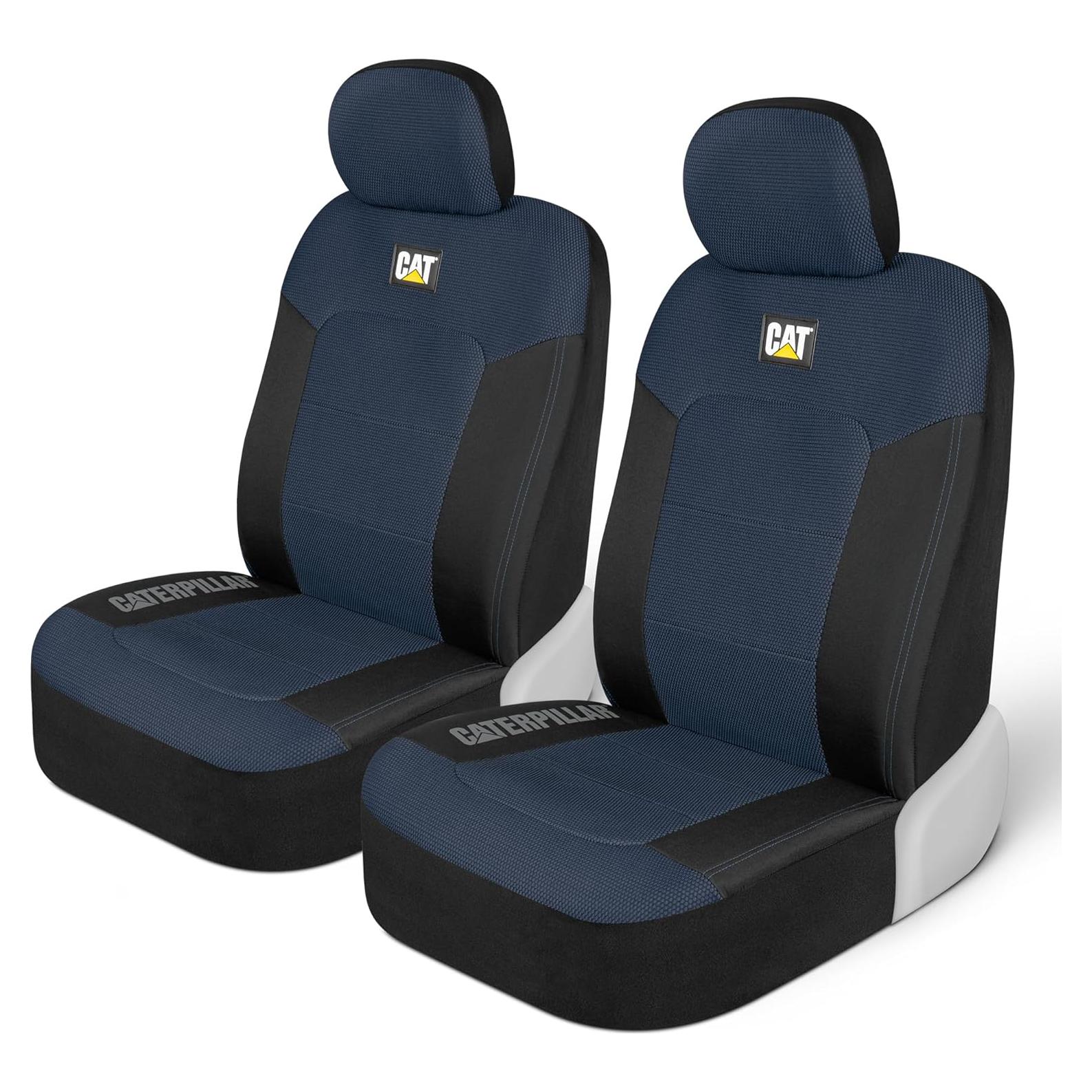 Cubiertas de Asiento CAT MeshFlex Azul y Negro - Juego de 2