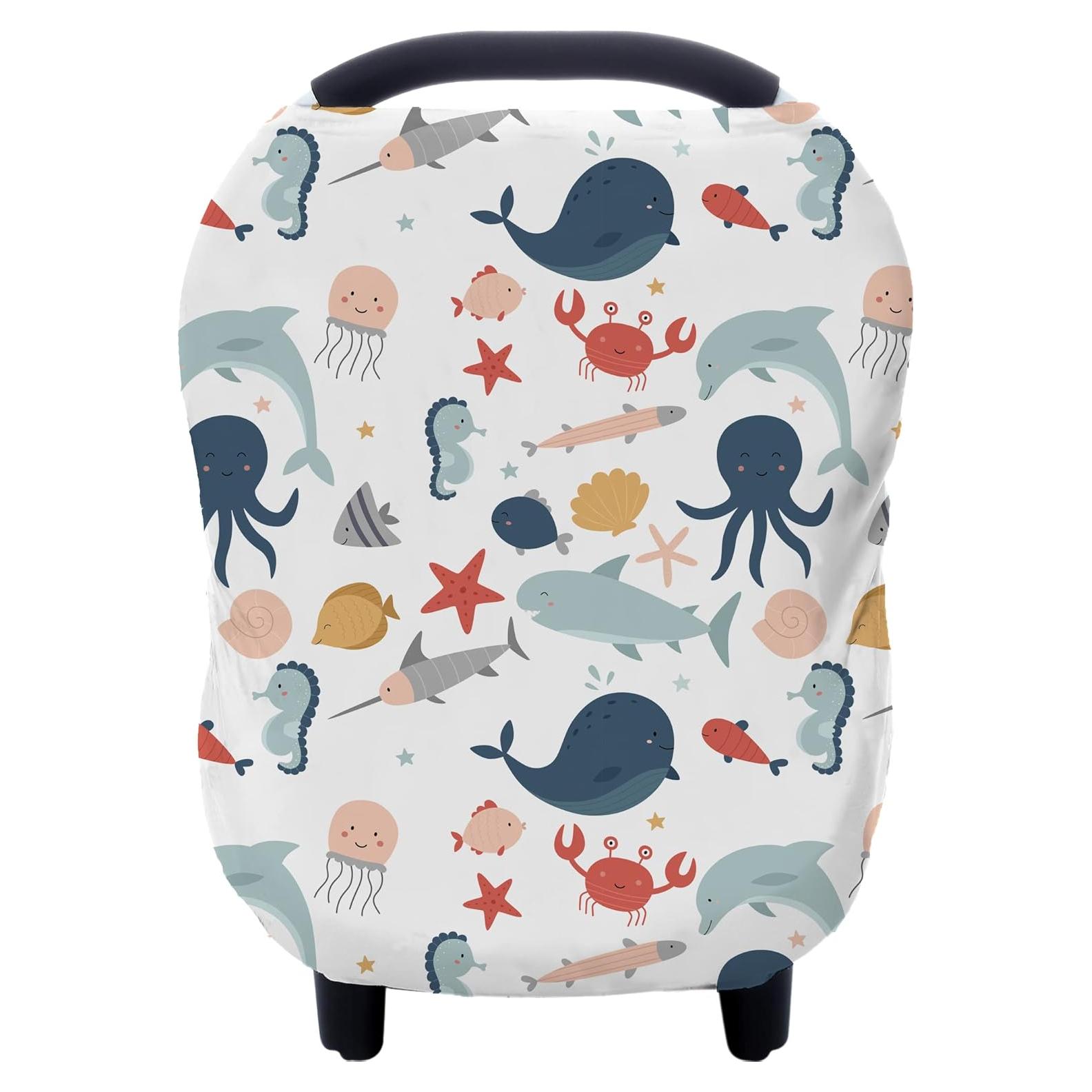 Cubierta de Asiento de Coche Hicoco para Bebés - Pez Lindo