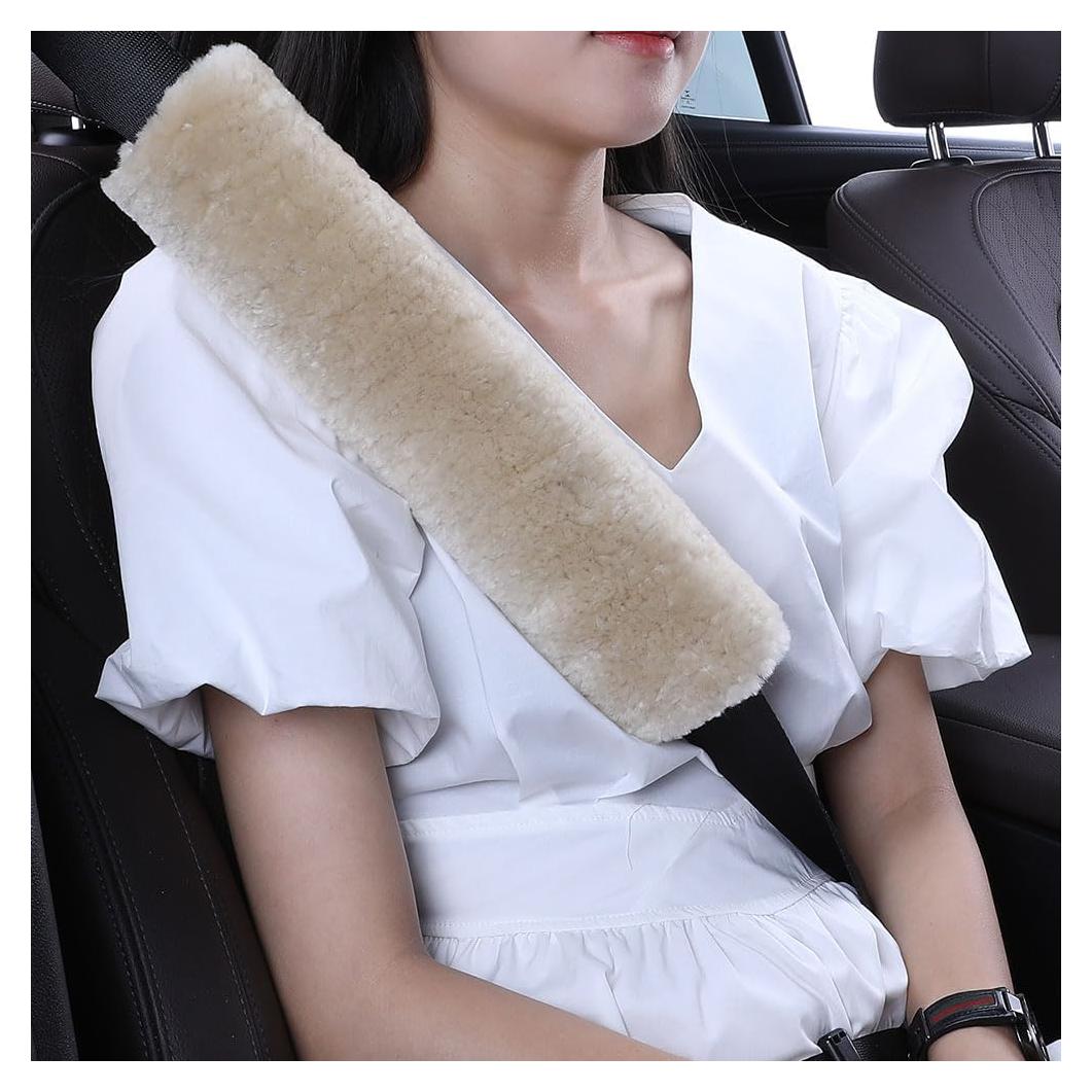 Funda de Cinturón de Seguridad OGLAND Piel de Oveja Grande