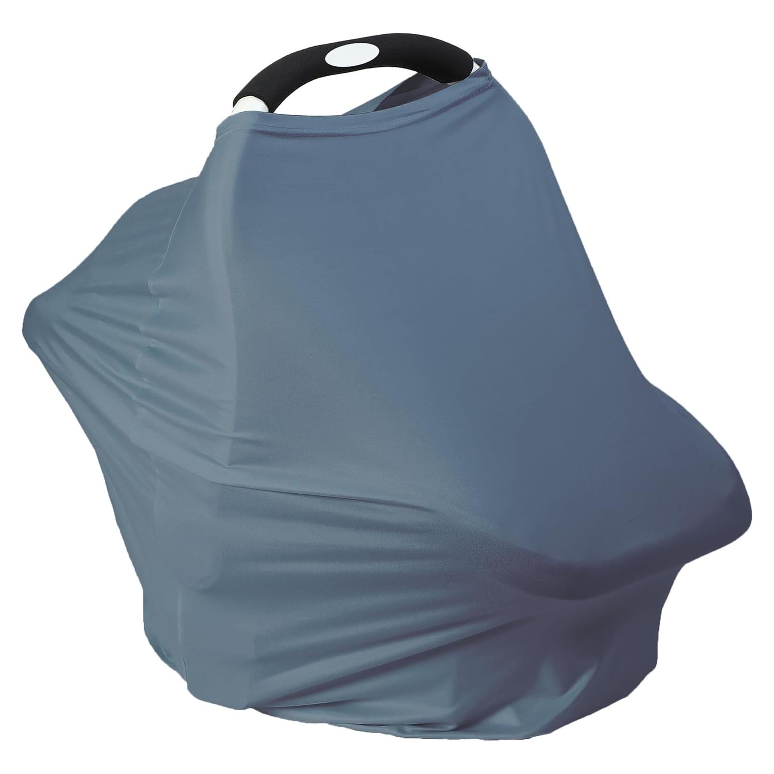 Funda de Asiento de Coche Meetjoy para Bebés - Rayón Suave Azul