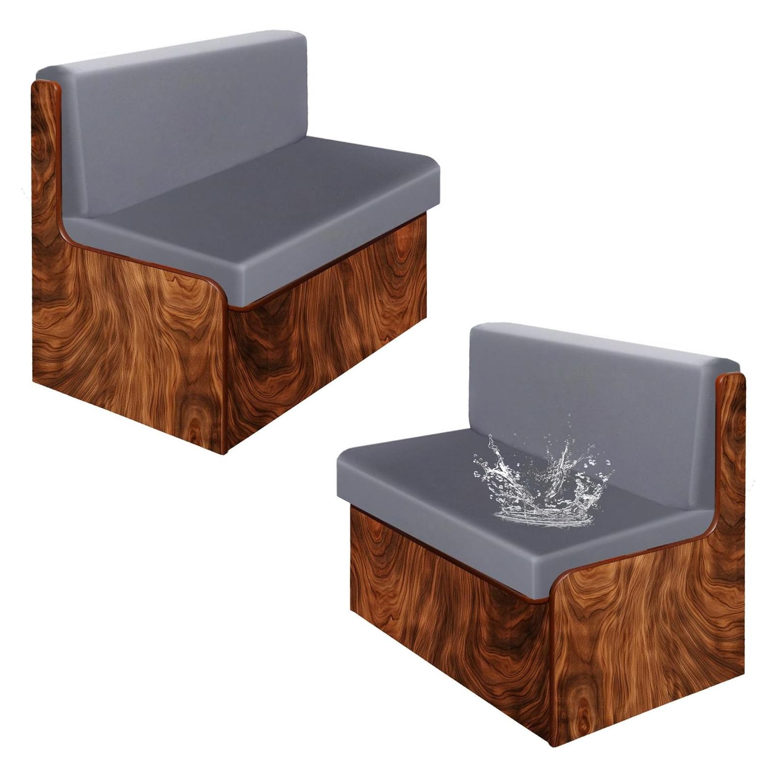 Fundas de Cojín para Sofá de RV BIETYONE - 2 Fundas Grises