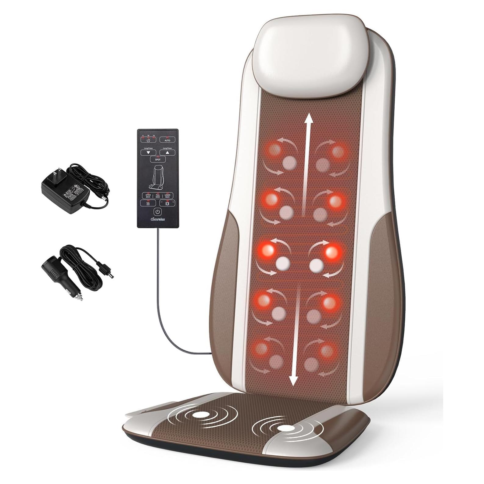 Masajeador de Espalda Shiatsu Comrelax HY-8832 con Calor