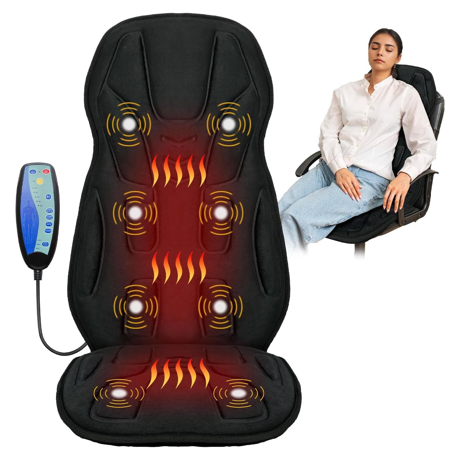 Masajeador de Espalda CooCoCo con Calor y Vibración 8 Motores